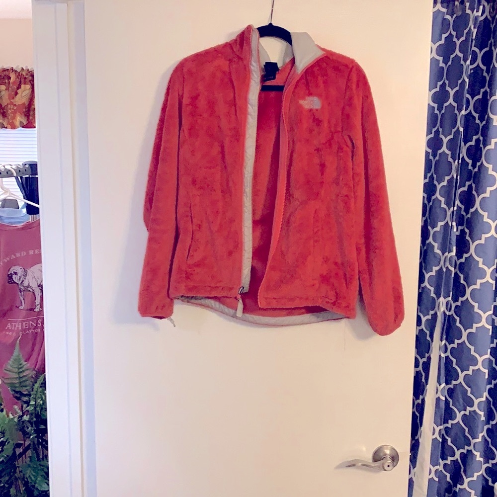 North face furry jacket